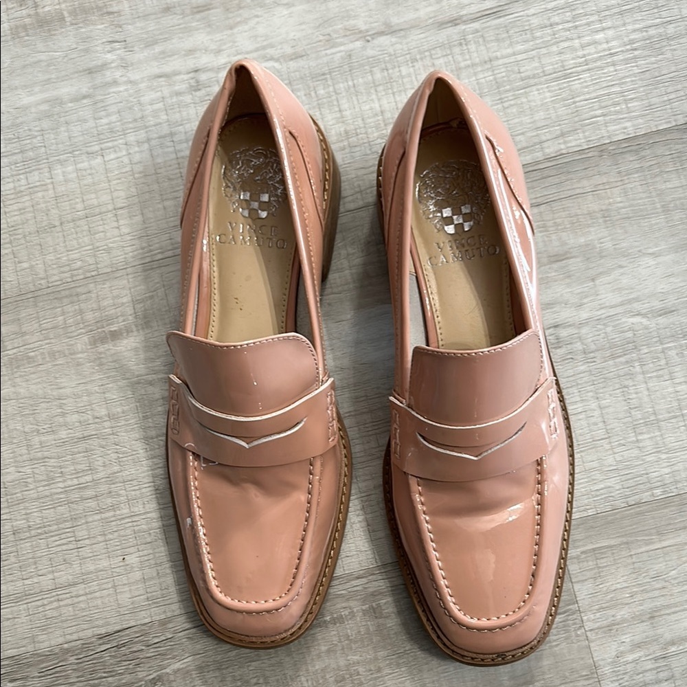 Pink Patent Loafers